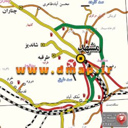 نقشه راههای ایران محصول دانا