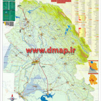 نقشه مدیریتی خوزستان محصول دانا