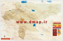 نقشه استان اصفهان محصول دانا