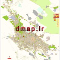 نقشه شیراز - محصول دانا