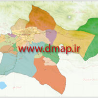 نقشه استان تهران