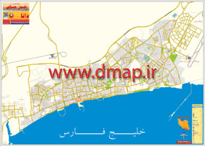نقشه بندرعباس