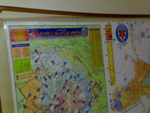 نقشه سفارشی اورژانس خوزستان