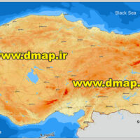 نقشه ترکیه