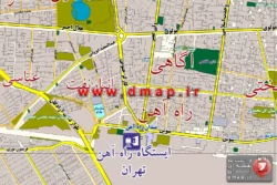 نقشه بزرگ تهران - H200 - Image 8