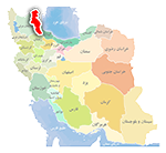 موقعیت استان اردبیل در نقشه ایران