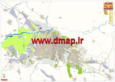 نقشه تبریز