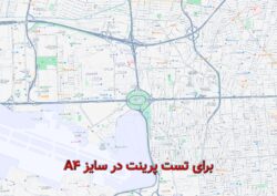 فایل نقشه تهران زوم 16