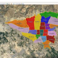 فایل kmz مناطق 22 گانه تهران