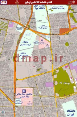 کتاب نقشه تهران محصول دانا