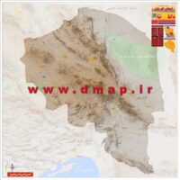 نقشه استان کرمان