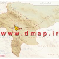 نقشه کوچک استان اصفهان 1404