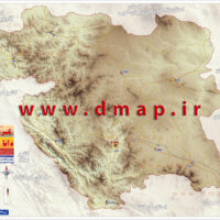 نقشه کوچک دانلودی استان کردستان 1404