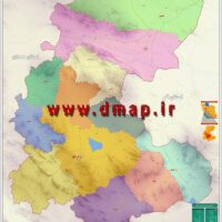 نقشه استان مرکزی