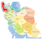 نقشه آذربایجان غربی