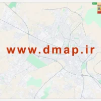 نقشه معابر کرج زوم17