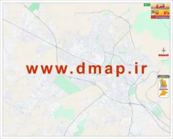 نقشه معابر کرج زوم17