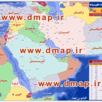 نقشه خاورمیانه