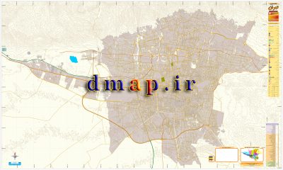 نقشه معابر تهران